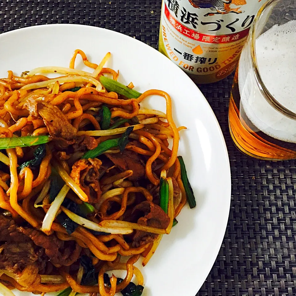 上海焼きそば🐼🇨🇳おうちで中華😆🍺💛味付け改良しました🎉|葉っぱのおさらyokomamaさん