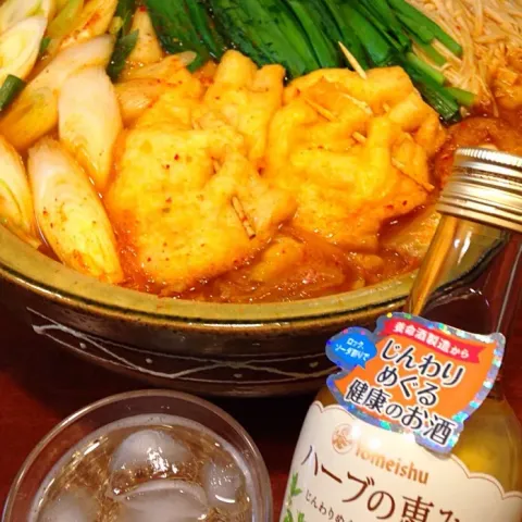 「ハーブの恵み」を使ってみたSnapdishの料理・レシピ写真:キムチ鍋とハーブの恵み💖