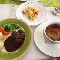 Snapdishの料理写真:クリスマスの食卓|Toshiko Ishinoさん