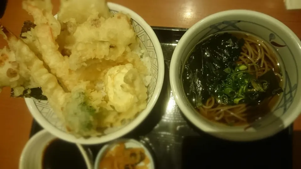 ちく玉天丼セット|ボンゴさん