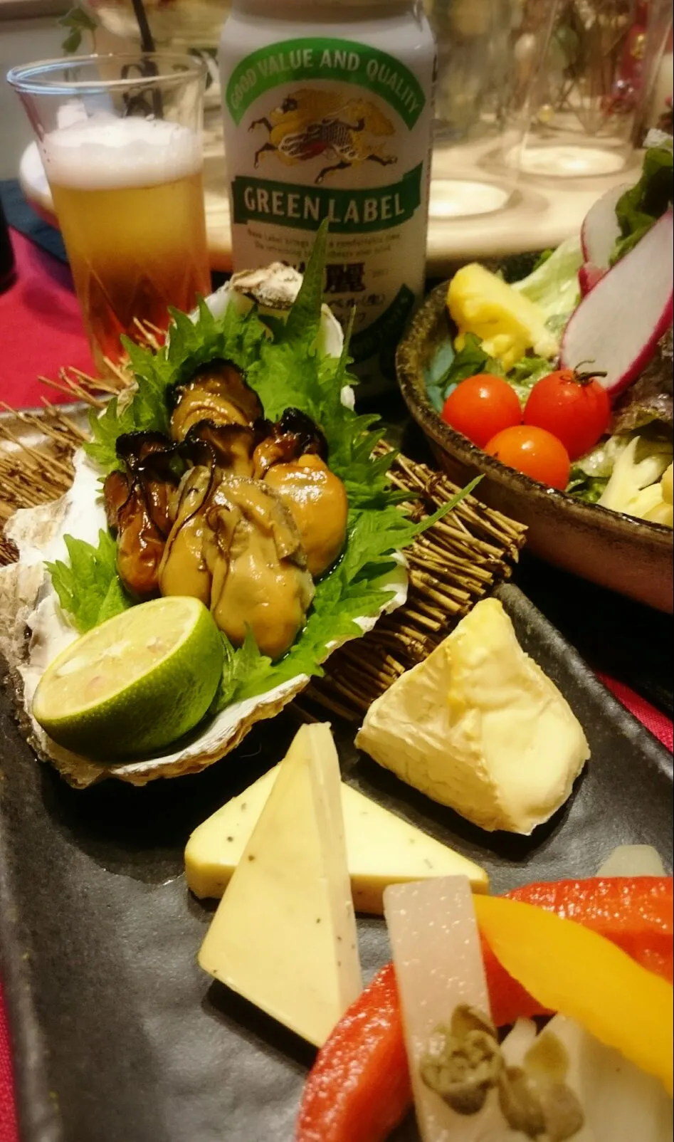 牡蠣🐚とチ―ズ❗燻じました🍴Ψ(￣∇￣)Ψ|ナムナムさん