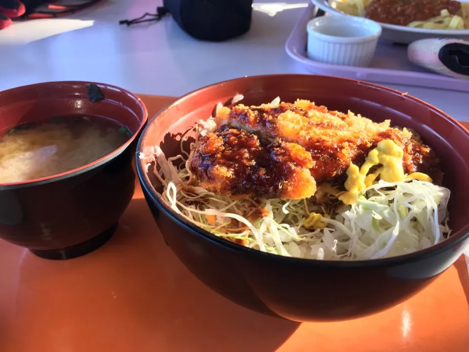 ゲレ食かつ丼！！初雪山は入笠山、アイゼン慣らしによかった(о´∀`о)|もっつぁさん