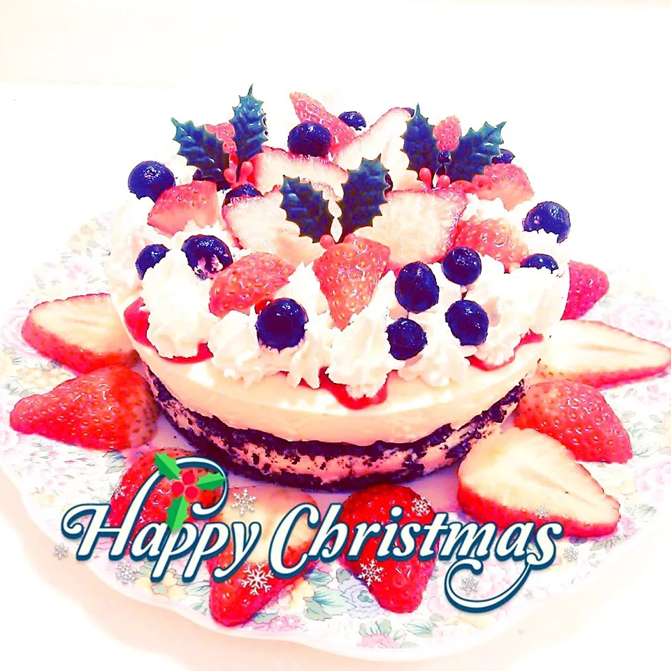 クリスマスレアチーズケーキ|Yuriさん