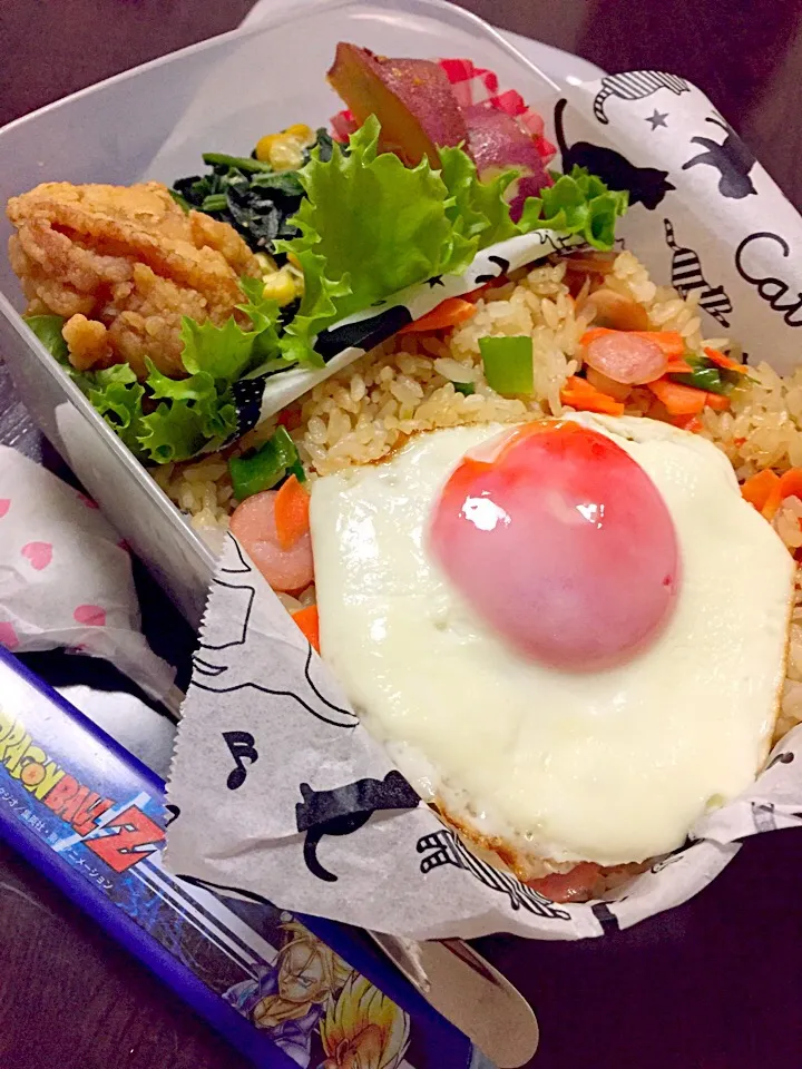 高校2年男子（炒飯）弁当🐣|じゅごんさん