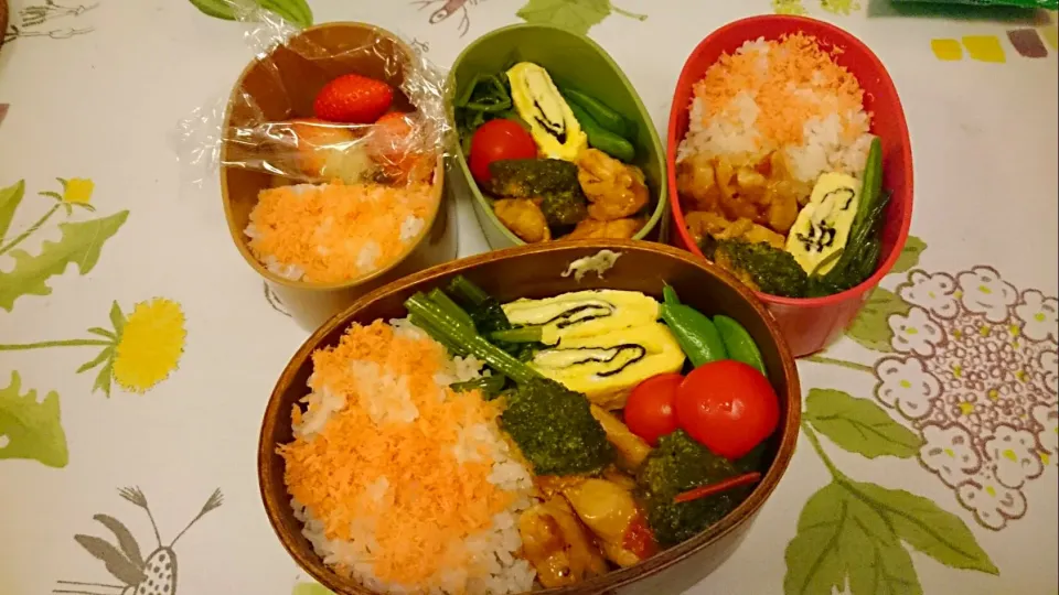 チキンのトマト煮込み弁当|ぴよぽよママさん