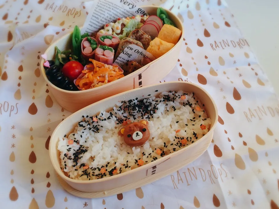 梅干しリラックマの日の丸弁当|♡yuka♡さん