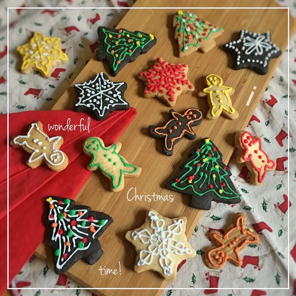 クリスマス🎄アイシングクッキー 🎅 【Icing cookies for Christmas】|izoomさん