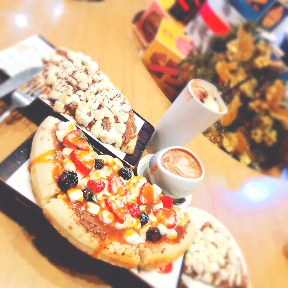 #chocolatebythebaldmanmaxbrenner#chocolate#pizza|キウイさん