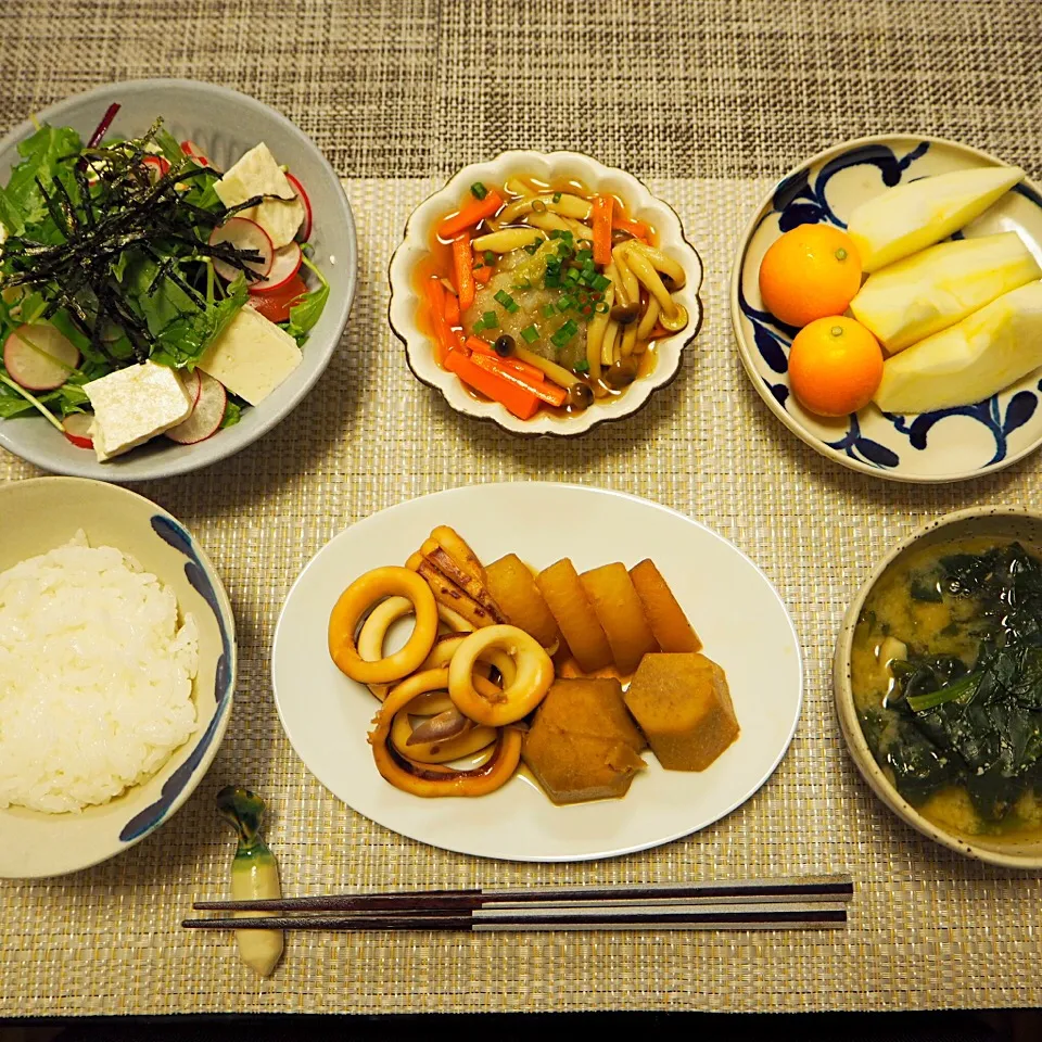 イカと大根と里芋のうま煮|はらしおりさん