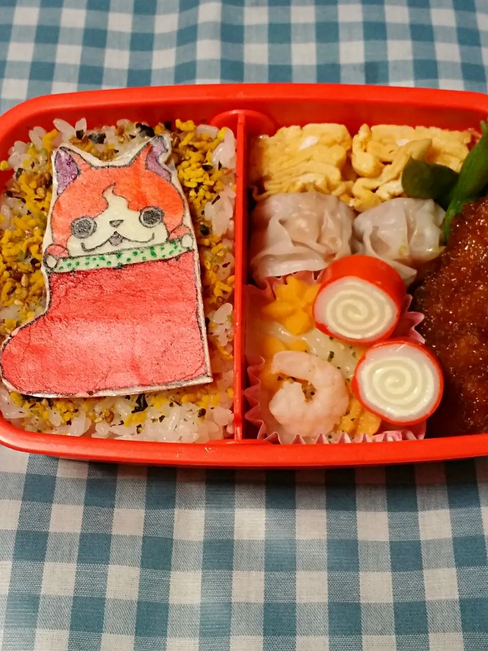 🎅ジバニャン🎄弁当🎵|どんよりーなさん