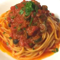 Snapdishの料理写真:Linguine alla Puttanesca|Fabio  Palmieriさん