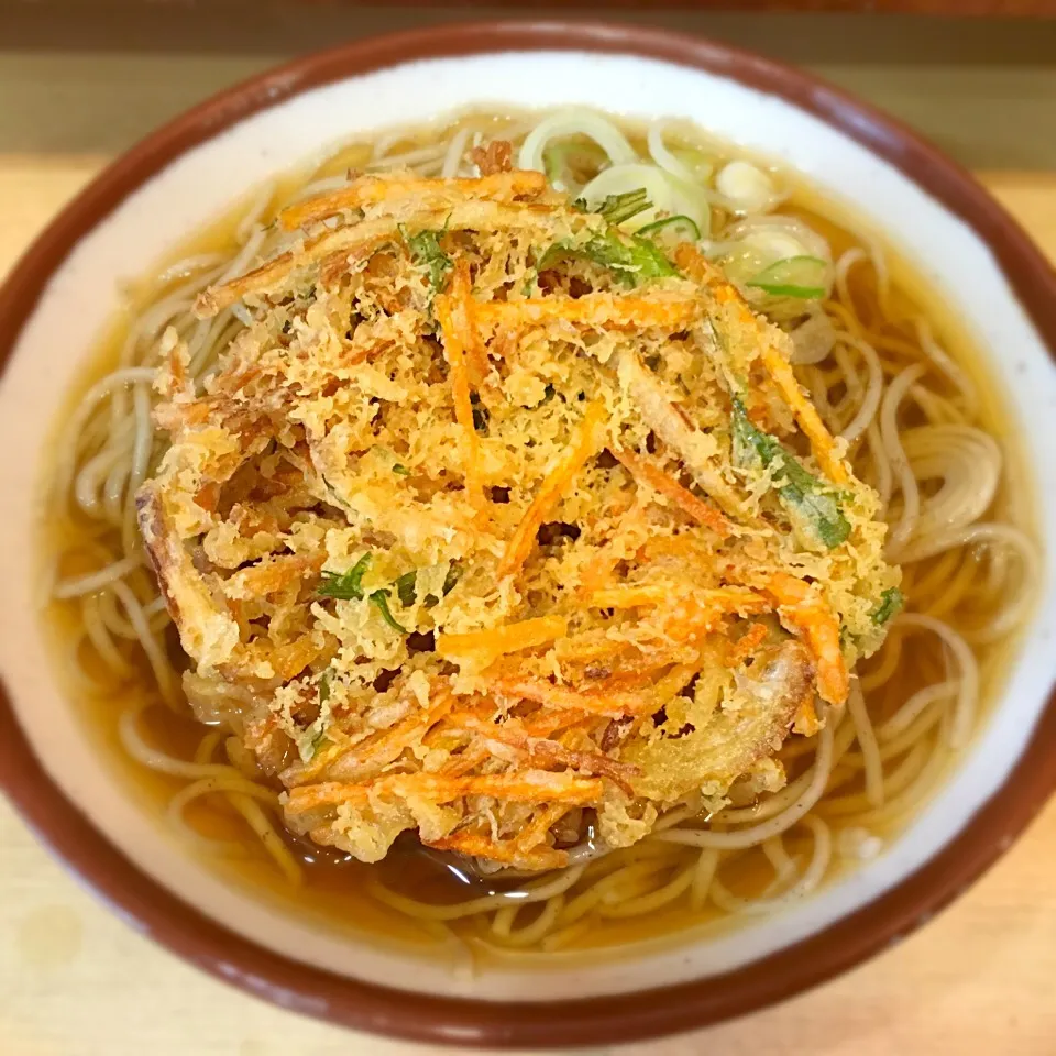 仙台駅前「そばの神田」の野菜かき揚げそば|きっしーさん