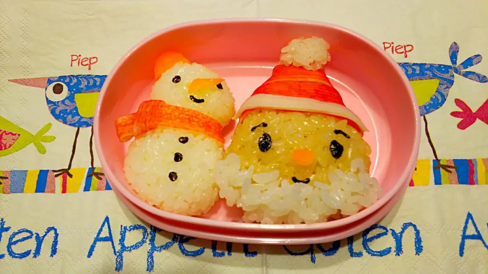 幼稚園のおにぎり弁当🎵12月はサンタさん🎄|*yayoi*さん