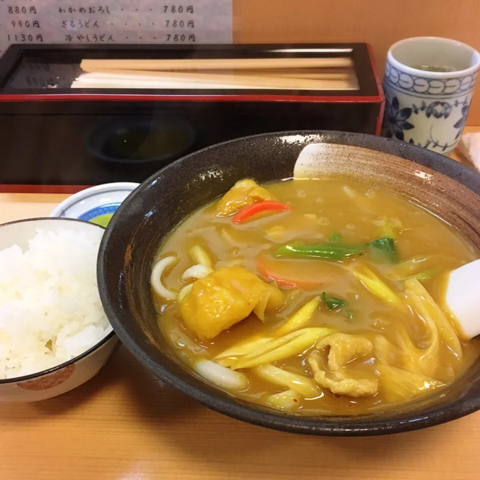 カレーうどんと小ライス|美也子さん