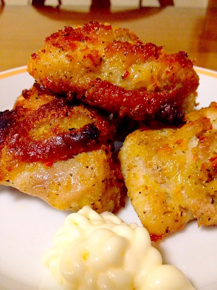 チキンのパン粉焼き|まいりさん