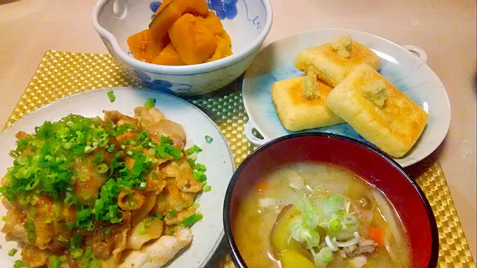 冷しゃぶ定食😋|お母の大皿さん