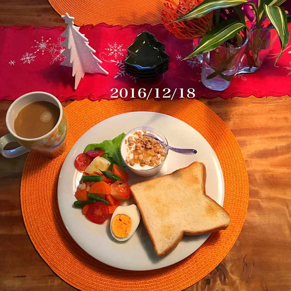 Snapdishの料理写真:朝ごはん  2016・12・18|ローゼルさん