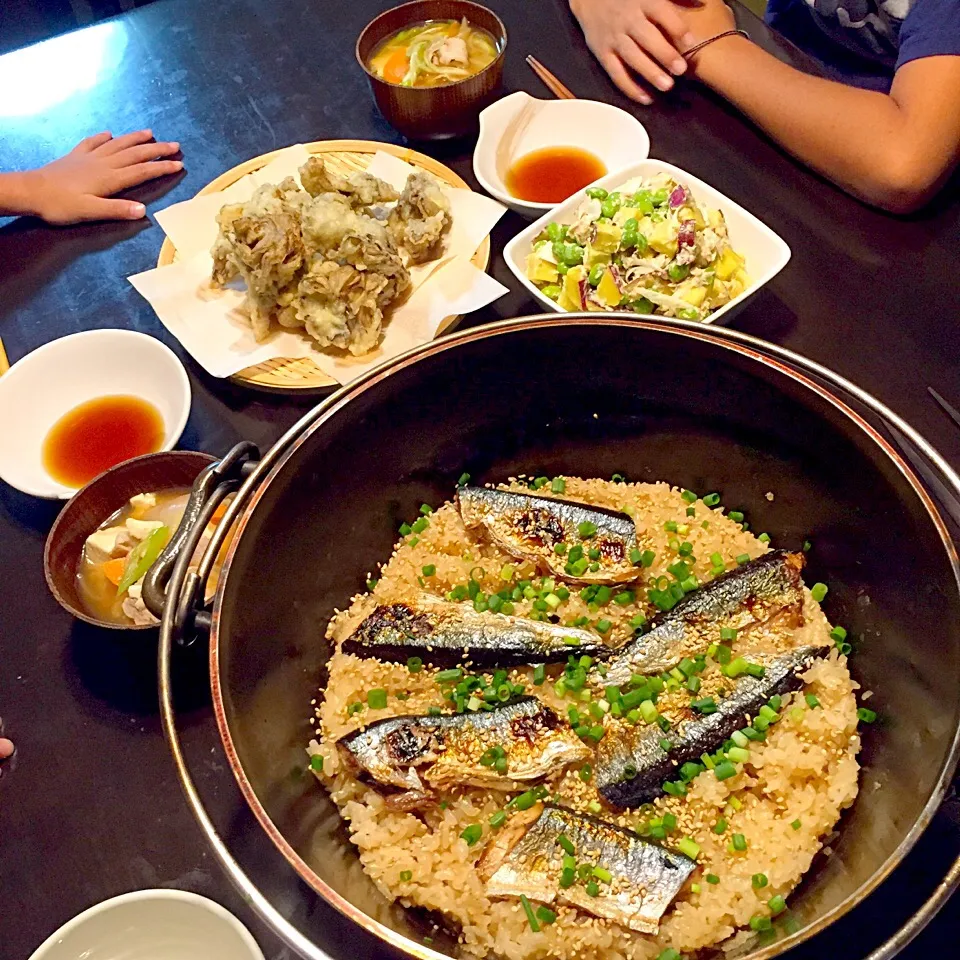 秋刀魚の炊き込みご飯|sanaeさん