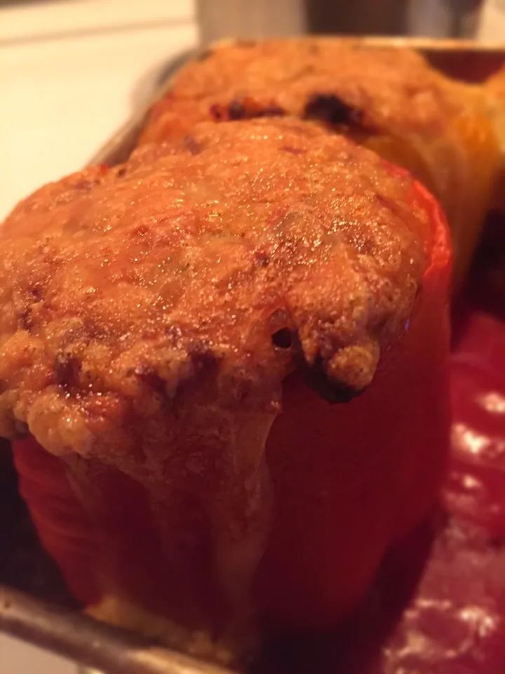 Brilliantly Stuffed #redpeppers|Throughmyeye22さん