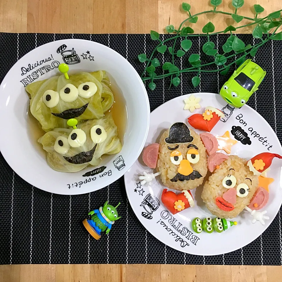 Snapdishの料理写真:ロールキャベツ＊トイストーリーな晩ごはん|ひぃちゃんさん