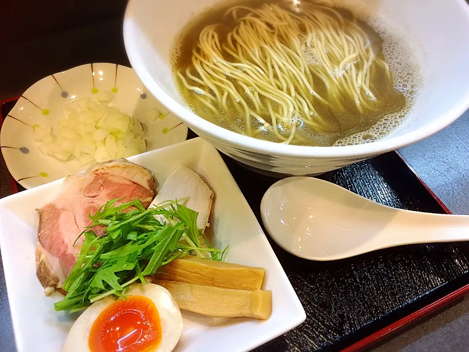 Snapdishの料理写真:幸跳さんで『煮干らぁ麺の極』を食す〜♡|いく❤️さん