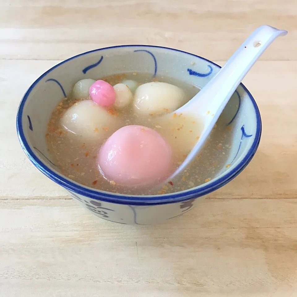 冬至の団子
Glutinous Rice Balls for Winter Solstice|Yannさん