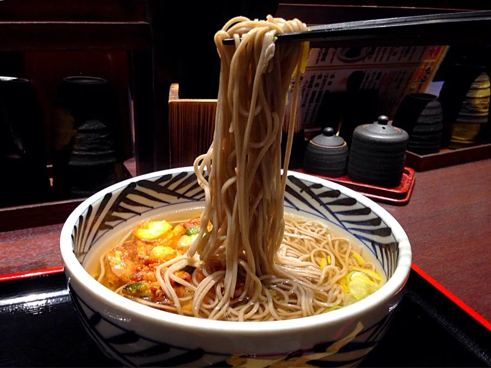 久しぶりに立ち喰い蕎麦屋でない蕎麦屋でかき揚げ蕎麦|shikaさん