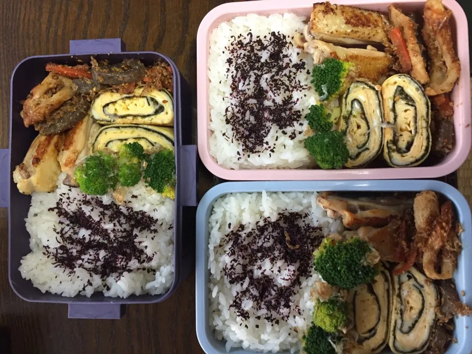 給食お休みのため、お弁当|Rachi Hirokoさん