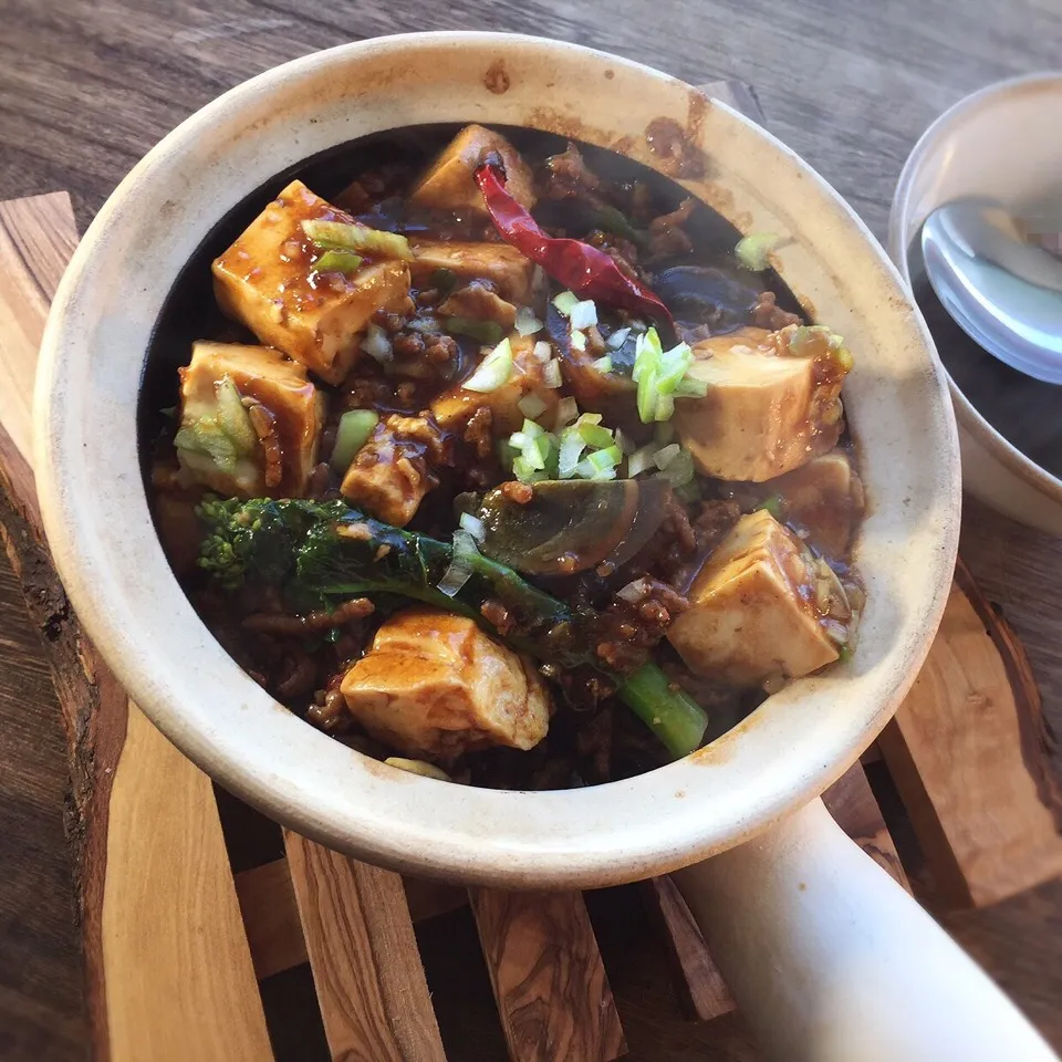 麻婆豆腐の丼|アズフラさん