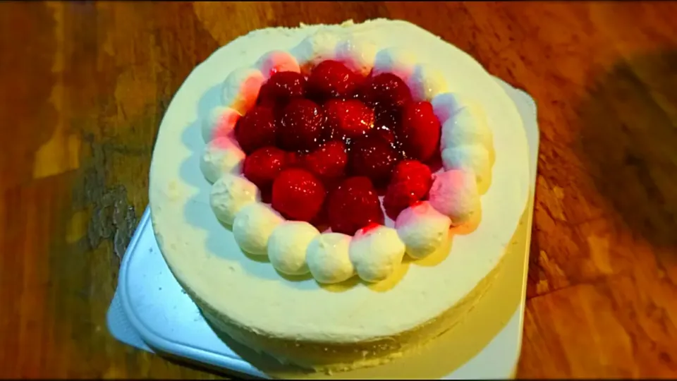 ラズベリーショートケーキ🍰|メイメイda.さん