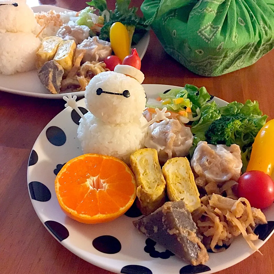 Snapdishの料理写真:ベイマックス雪だるま☃️|てんさん