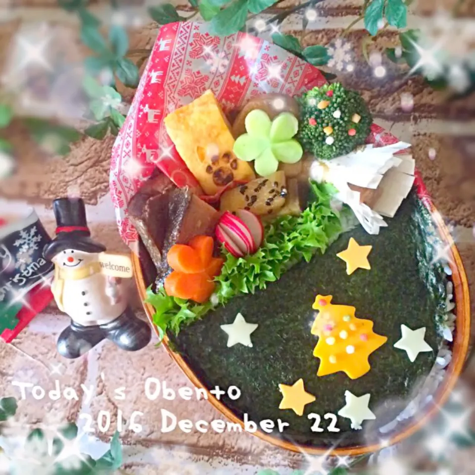 高校生息子弁当～✨イブまであと2日～🎅🎄✨🎁✨|まぁちゃんさん