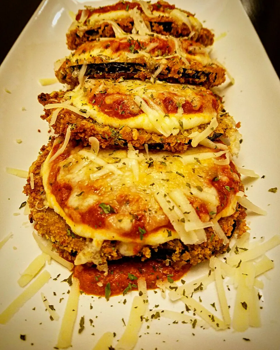 Snapdishの料理写真:Fried Eggplant Lasagna|Chef Cam Wolfeさん