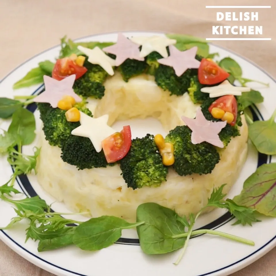 【動画】ポテサラリース #delishkitchentv|DELISH KITCHENさん