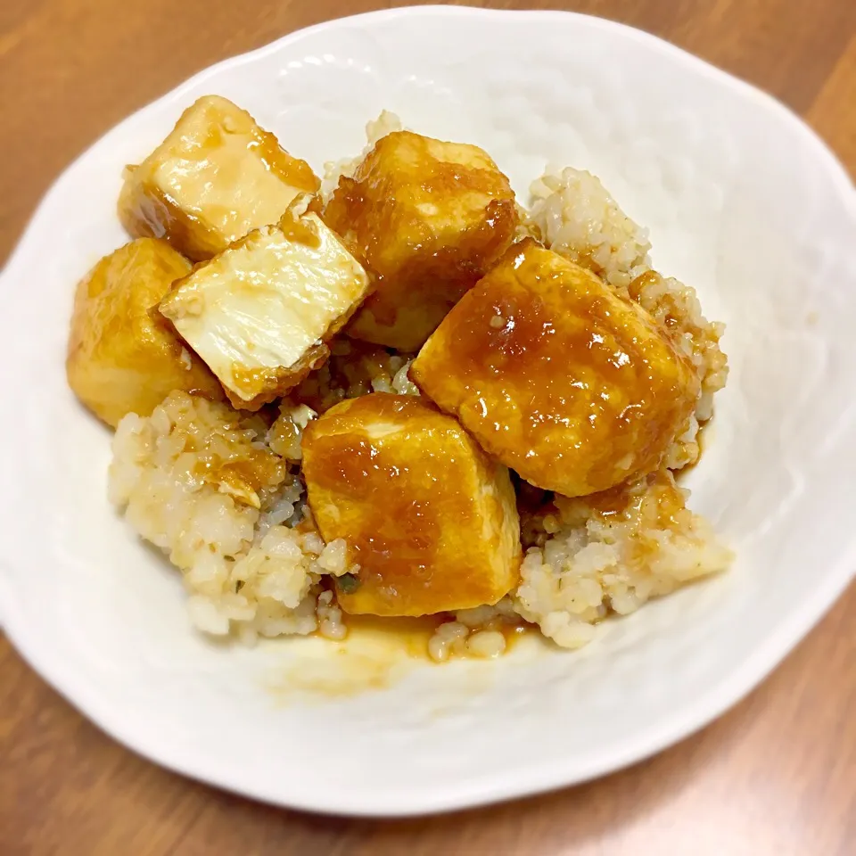 1口食べた後の(笑)、豆腐南蛮丼😊💕
#豆腐南蛮丼#豆腐南蛮#豆腐#南蛮漬け|Mimさん