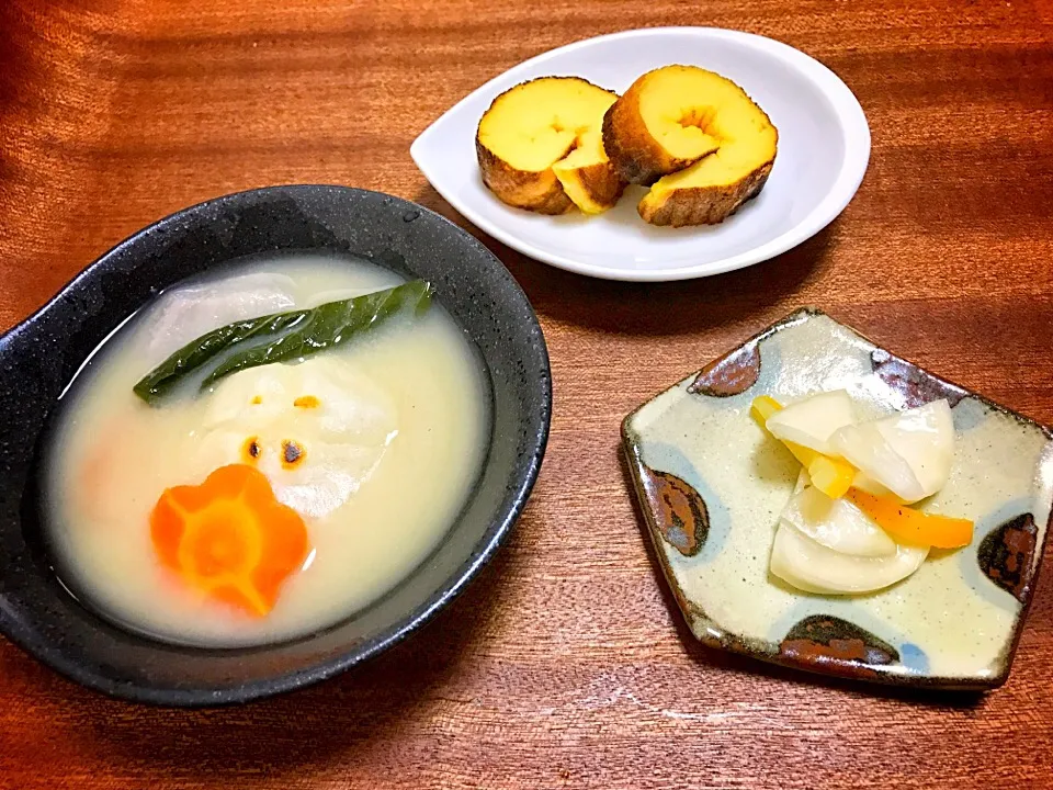 #京野菜のお雑煮 #伊達巻き #蕪の柚子風味漬|はるなさん