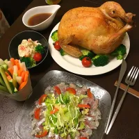 Snapdishの料理写真:クリスマス前の夕ごはん|長澤実佳さん