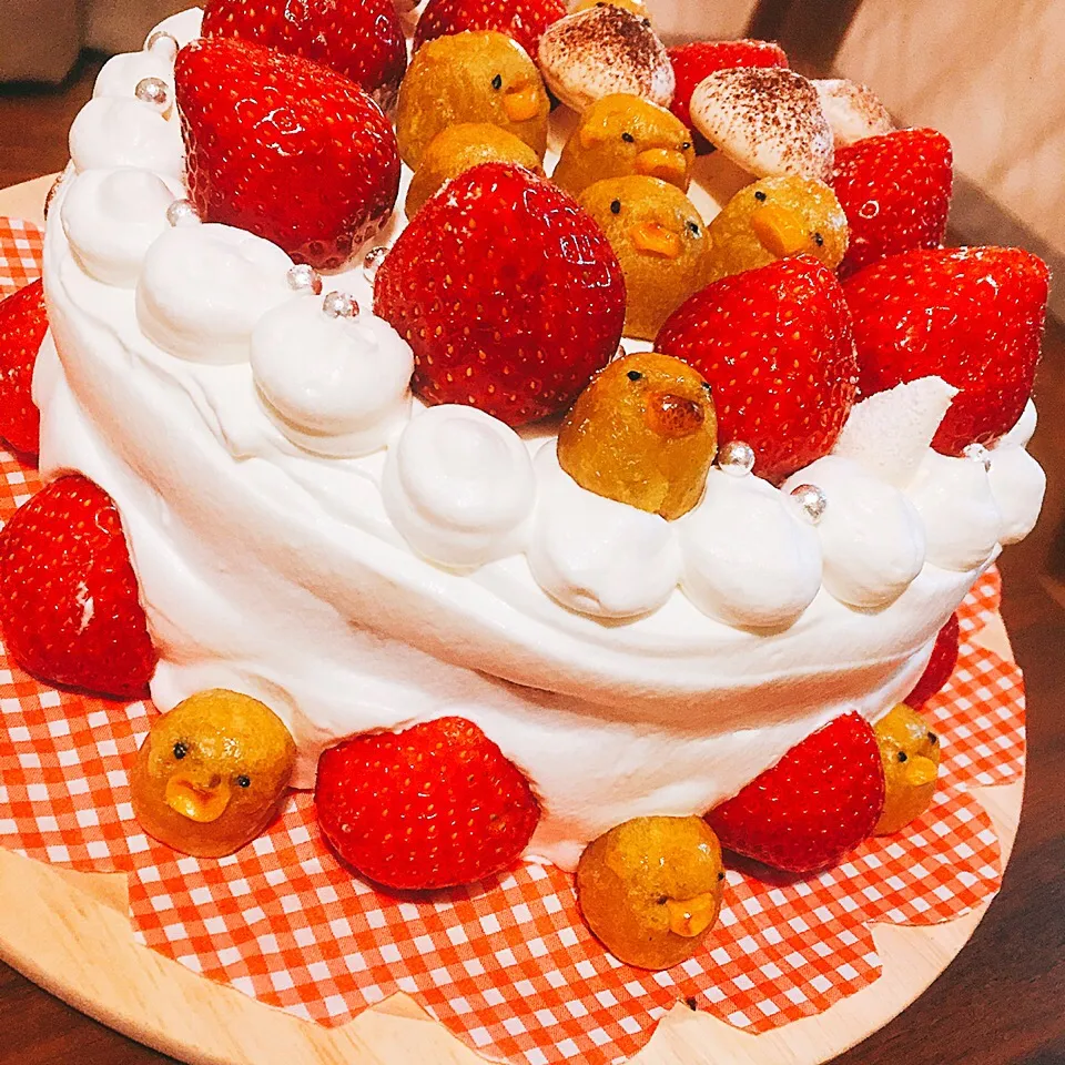 クリスマスケーキ🐤|ゆきはるさん