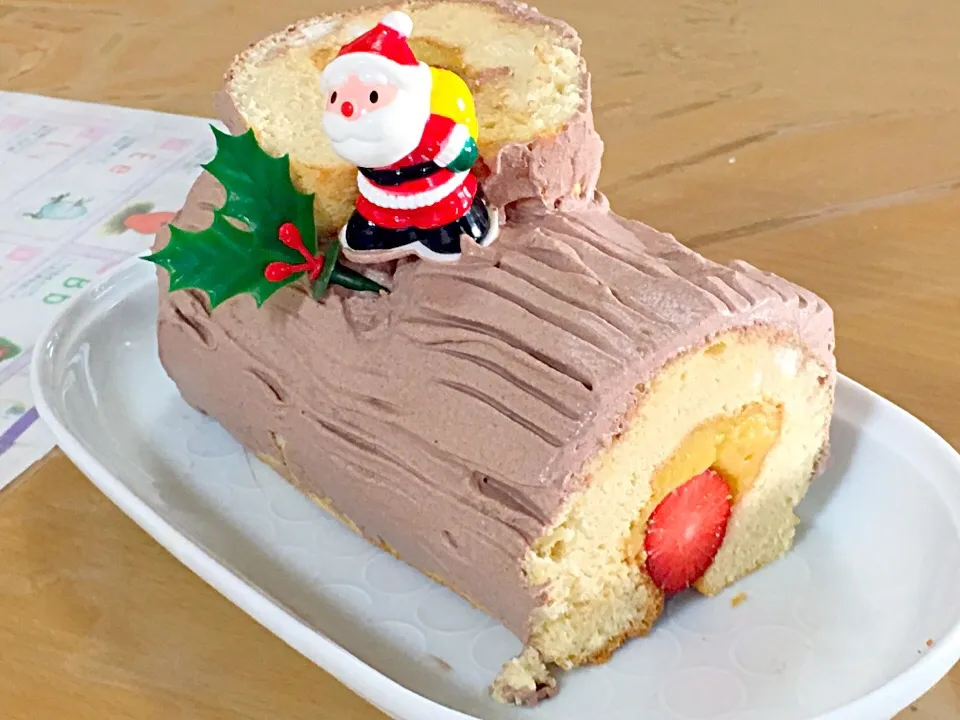 Snapdishの料理写真:クリスマスケーキ🎄🎅❤️|かわちさん