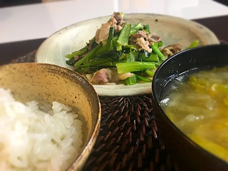 豚肉ど白菜の炒め物定食|Yochipyさん