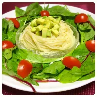 夏の余った素麺で、和風一口素麺サラダ♡ #サラダ #素麺 #おもてなし料理