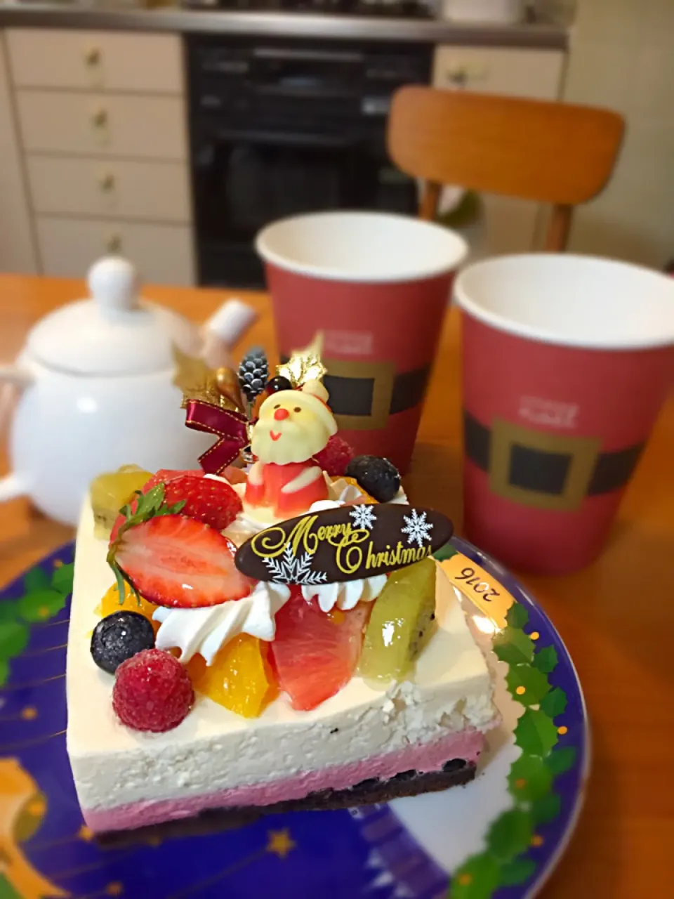 Snapdishの料理写真:ラメゾンのx'masケーキ|HANAさん