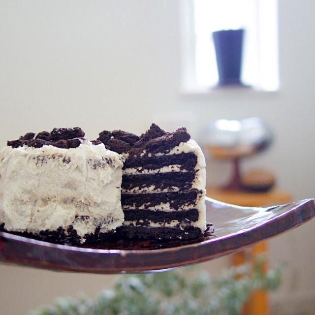 オレオケーキオレオケーキ簡単レシピ レシピ Chieko Tanabe Snapdish スナップディッシュ Id C8m9na