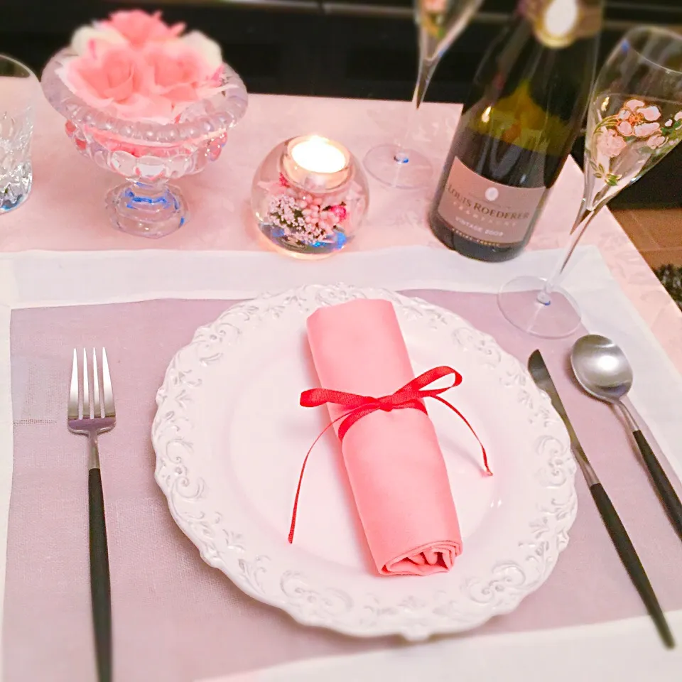 2016 christmas dinner✲
table setteing♡|PrincessRose✲さん