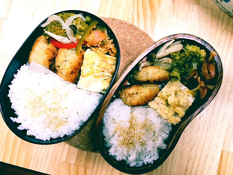 今日のお弁当♡2人分|ゆかさん