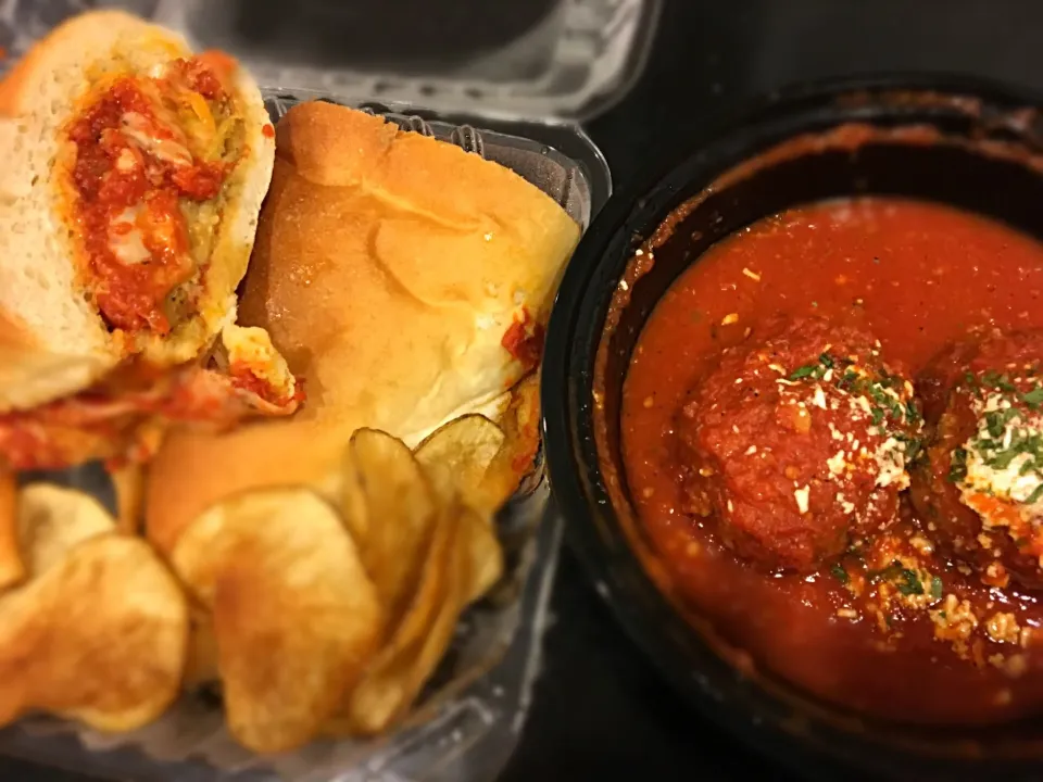 Eggplant Parm & Meatballs|robert flickerさん