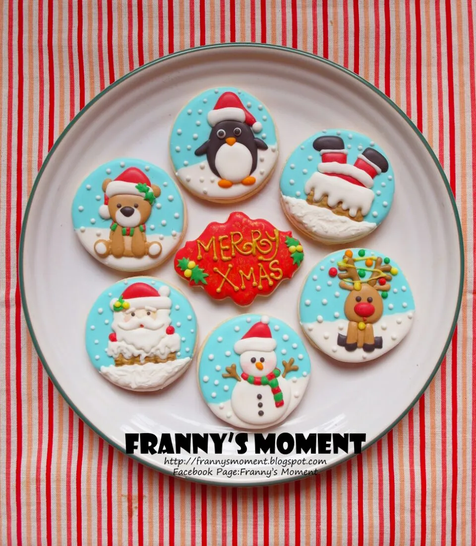 Snapdishの料理写真:Christmas bear butter cookies|Frannyさん