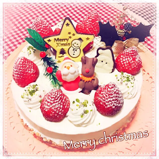 Snapdishの料理写真:我が家のクリスマスケーキ🎂🎄|*seiko*さん