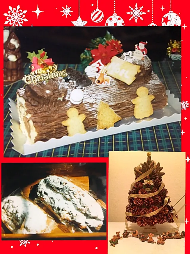 Snapdishの料理写真:メリークリスマス🎄イヴ🌟
シュトーレン🎉ノエル🎁
主人の手作り松ぼっくりのツリー🎄|きゅうちゃんさん