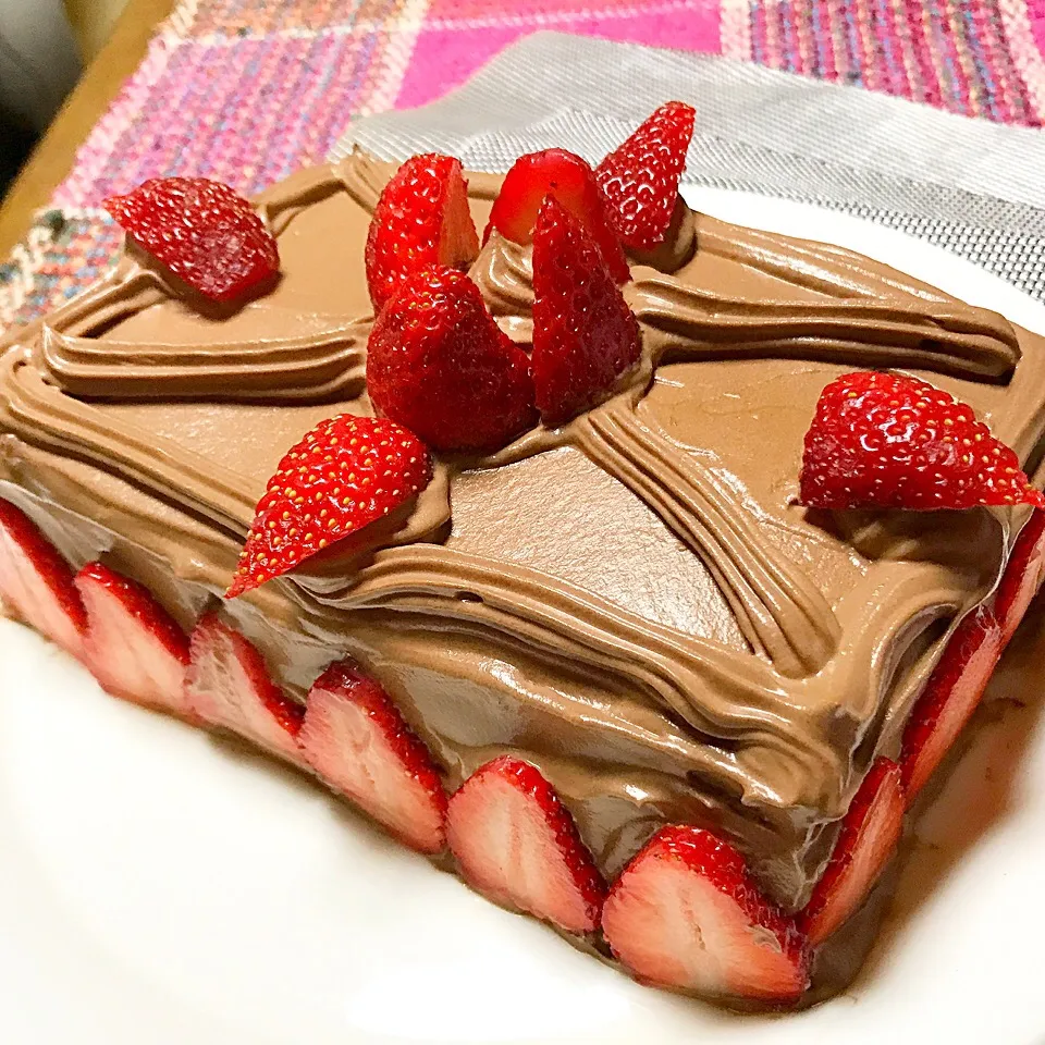 Homemade Holiday Cake #イチゴケーキ#イチゴ#いちご|Cuisineさん